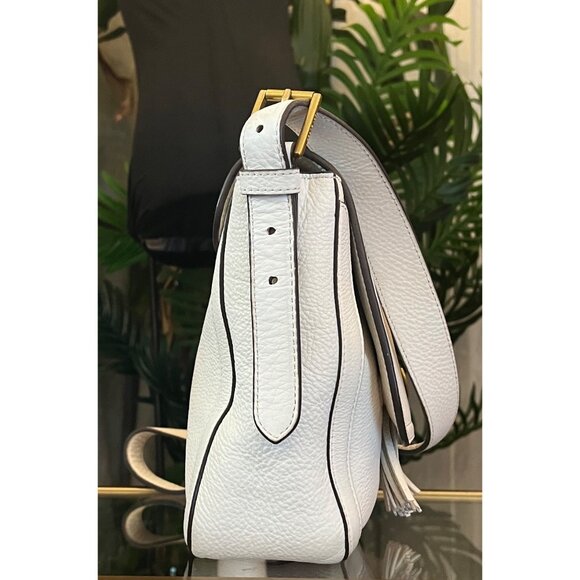 Tory Burch Vintage Winter White Thea/Robinson Shoulder Bag with Adjustable Strap - Picture 3 of 10